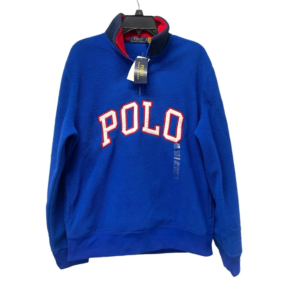 Polo Ralph Lauren Fleece in Blue NEW $150 - Picture 2 of 6